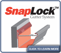 Snaplock Gutter System, No Holes, No Rot, No Damage!